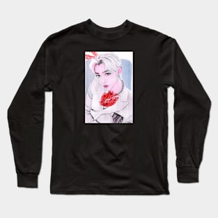 K-Pop Stray Kids Felix Fan Art Long Sleeve T-Shirt